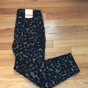 Leopard print pants old navy